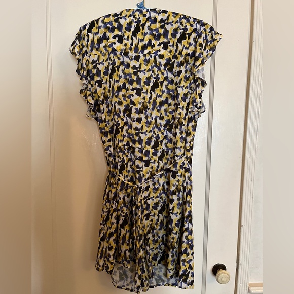 Velvet by Graham & Spencer Print Romper with Flutter Sleeves - Picture 5 of 12